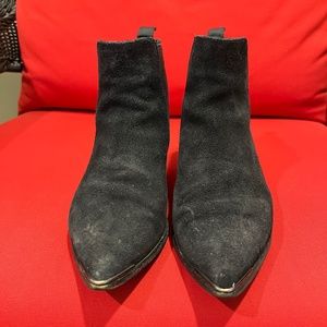 Acne studios Jensen boots in black suede size 36